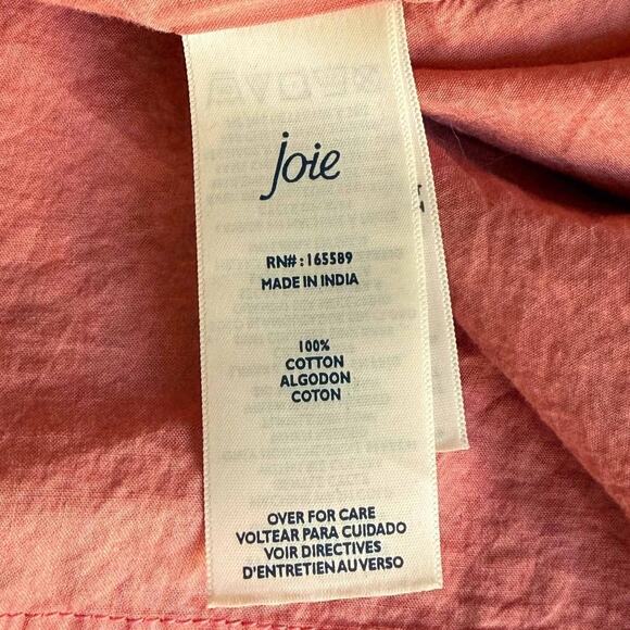 Joie Maxi Dress XL Cotton Boho Peasant Cottagecore Indie Coastal Made in India - Picture 7 of 7